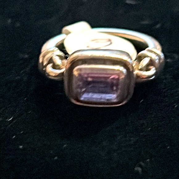 Silpada Retired .925 Sterling Silver Amethyst Ring -Size 6 - Picture 5 of 8